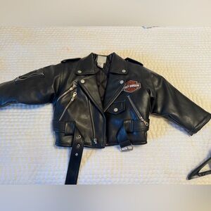 Harley-Davidson Black Leather Biker Vest